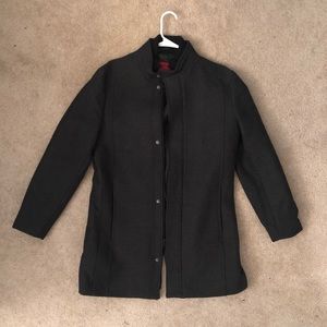 Alfani Men’s Mock Collar Textured Top Coat